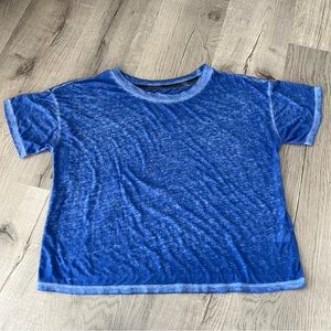SO Crop Top - Womens - blue